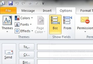 BCC в Outlook 2010