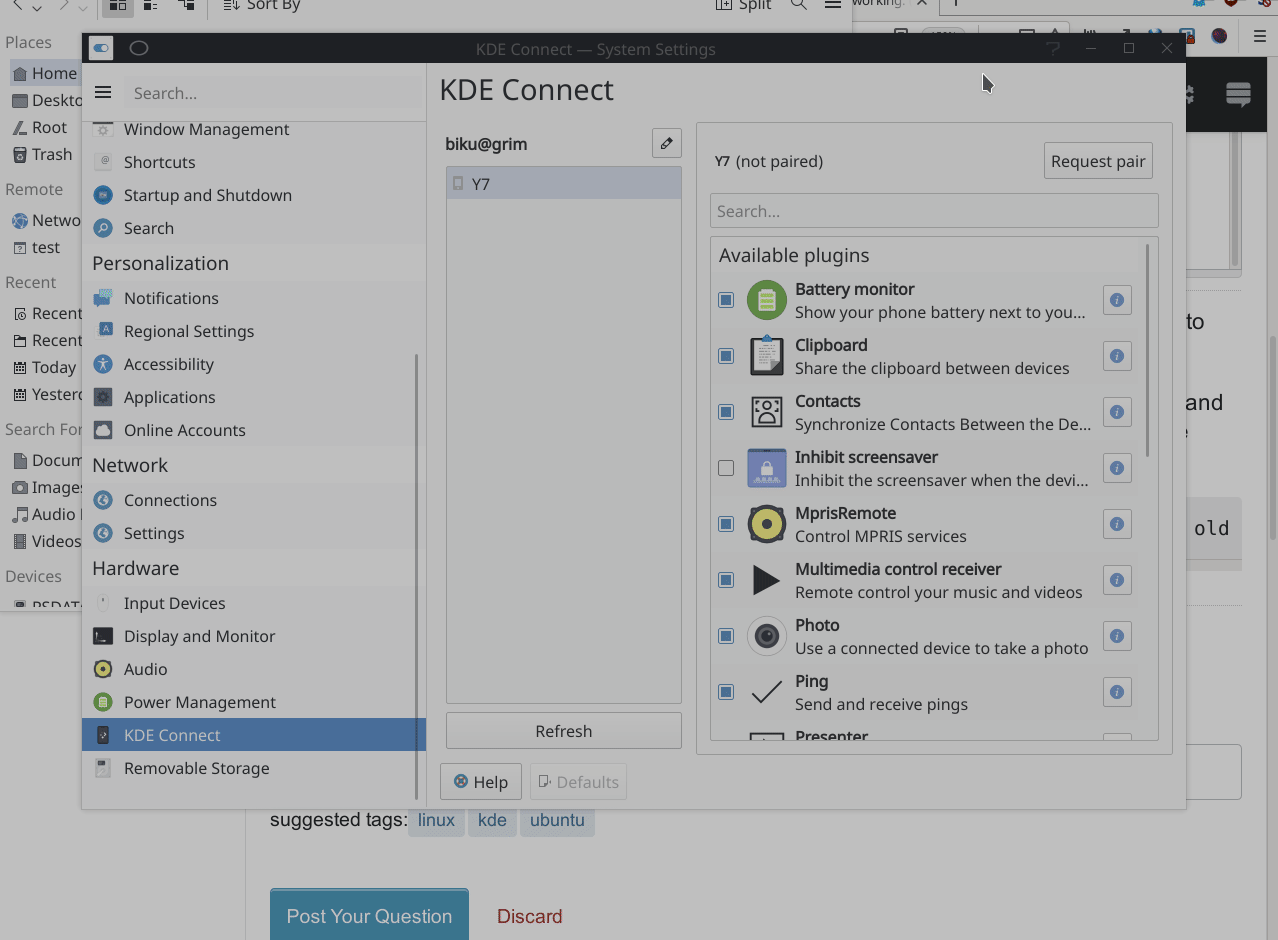 Kde connect linux. Kde connect linux