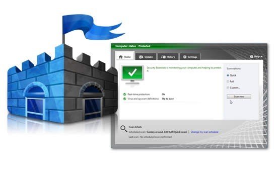 Логотип Microsoft Security Essentials