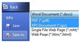 Word 2010 Сохранить как PDF