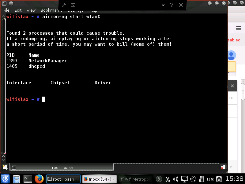 Mode linux. Monitor mode. yamas программа на wifislax.