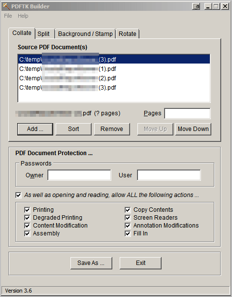 PDFTK Builder