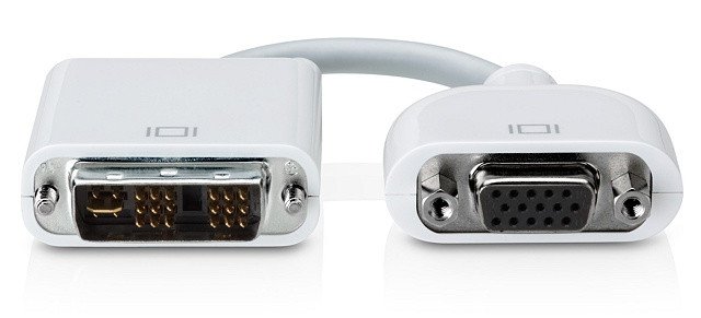 переходник с Apple DVI на VGA