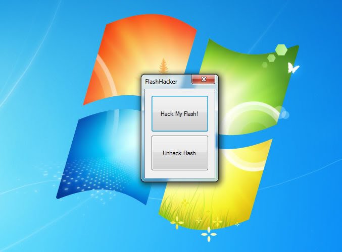 Flash hacking. Flash hacking