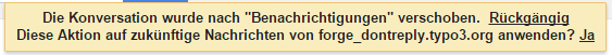 GMail Drag & Drop TYPO3 кузница