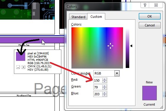 Пример Pixie с Excel