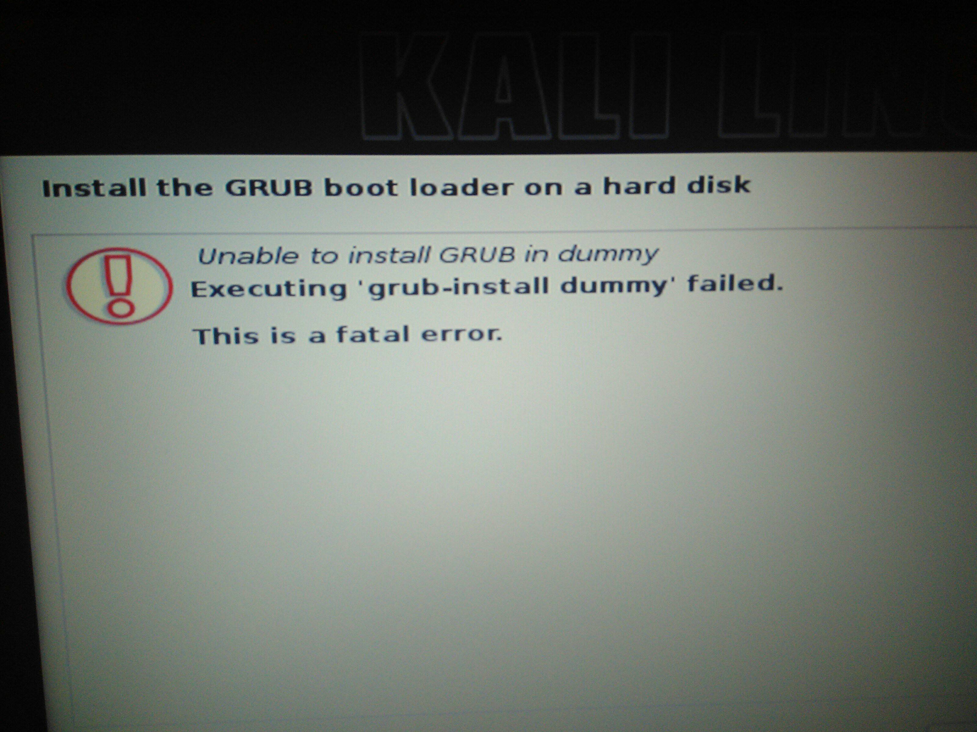 Установка grub после установки windows. Kali grub. install the grub boot loader kali linux. grub boot loader. grub kali linux.