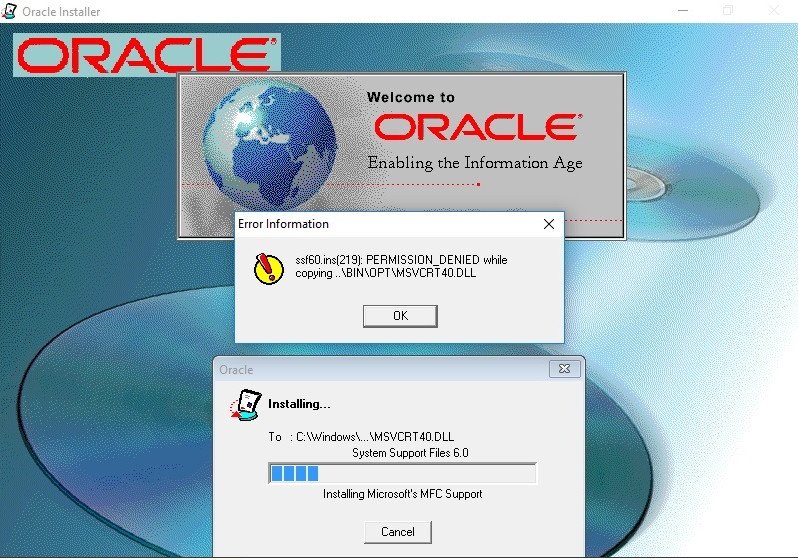 Oracle dll. Oracle error. oracle forms. msvcrt. oracle forms developer.