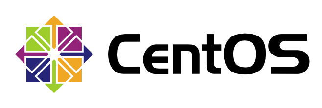 CentOS логотип и текст