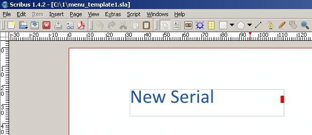 Scribus ITEXT написать