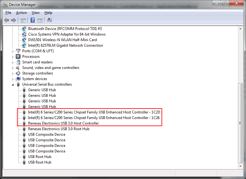 контроллеры хоста usb