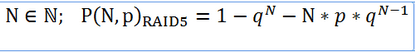 вероятность выхода из строя RAID5