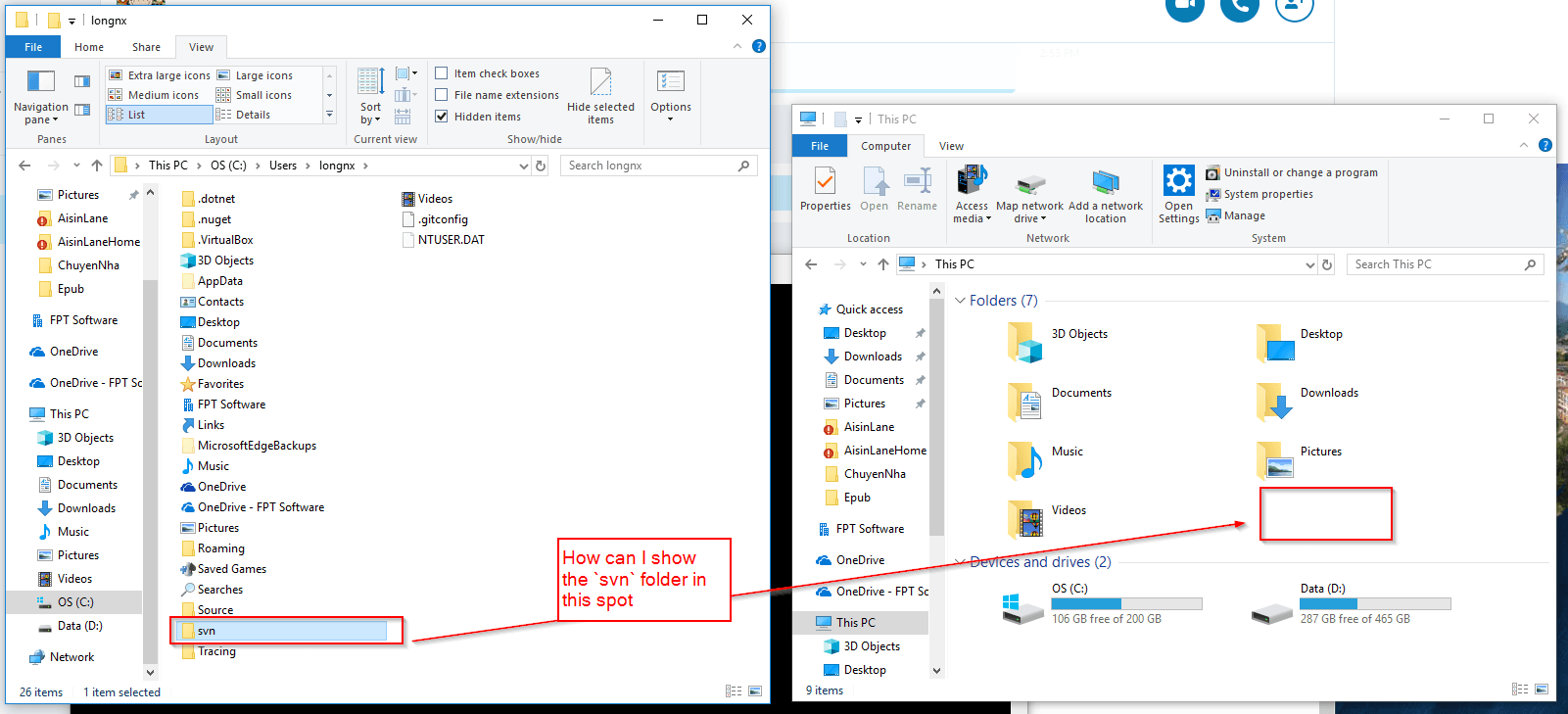 где находится папка фотографии windows 10