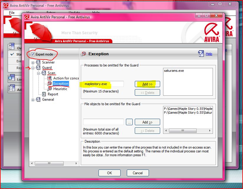 Avira Antivir UI