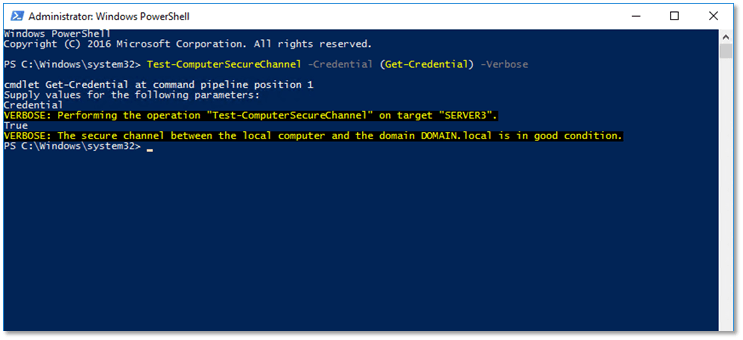Powershell domain