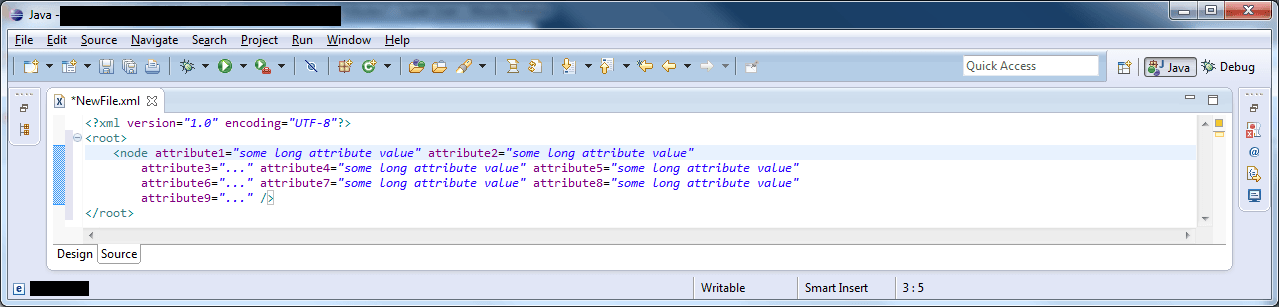 Затмение XML после довольно