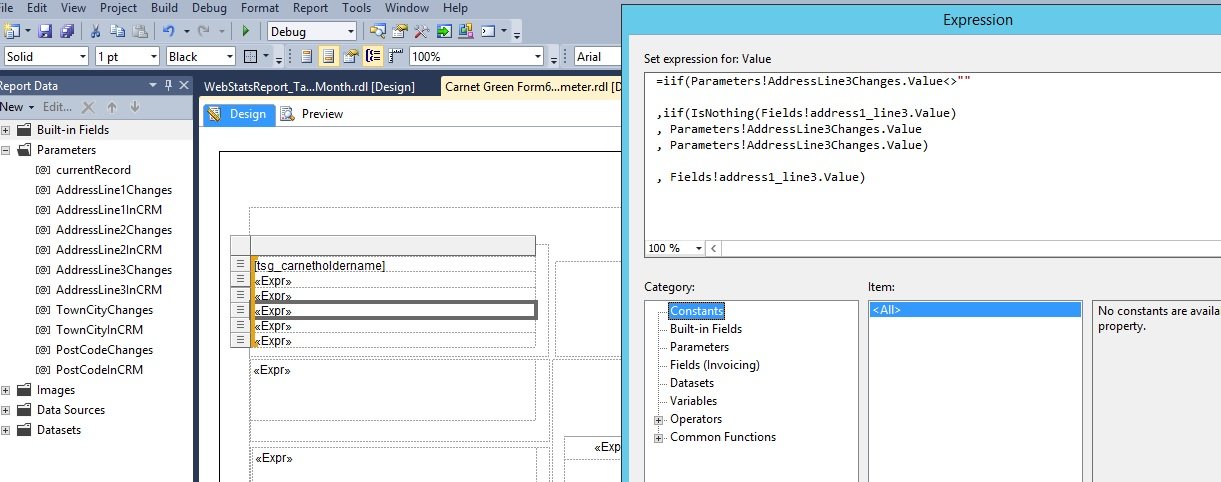 Parameters refresh. Parameters refresh